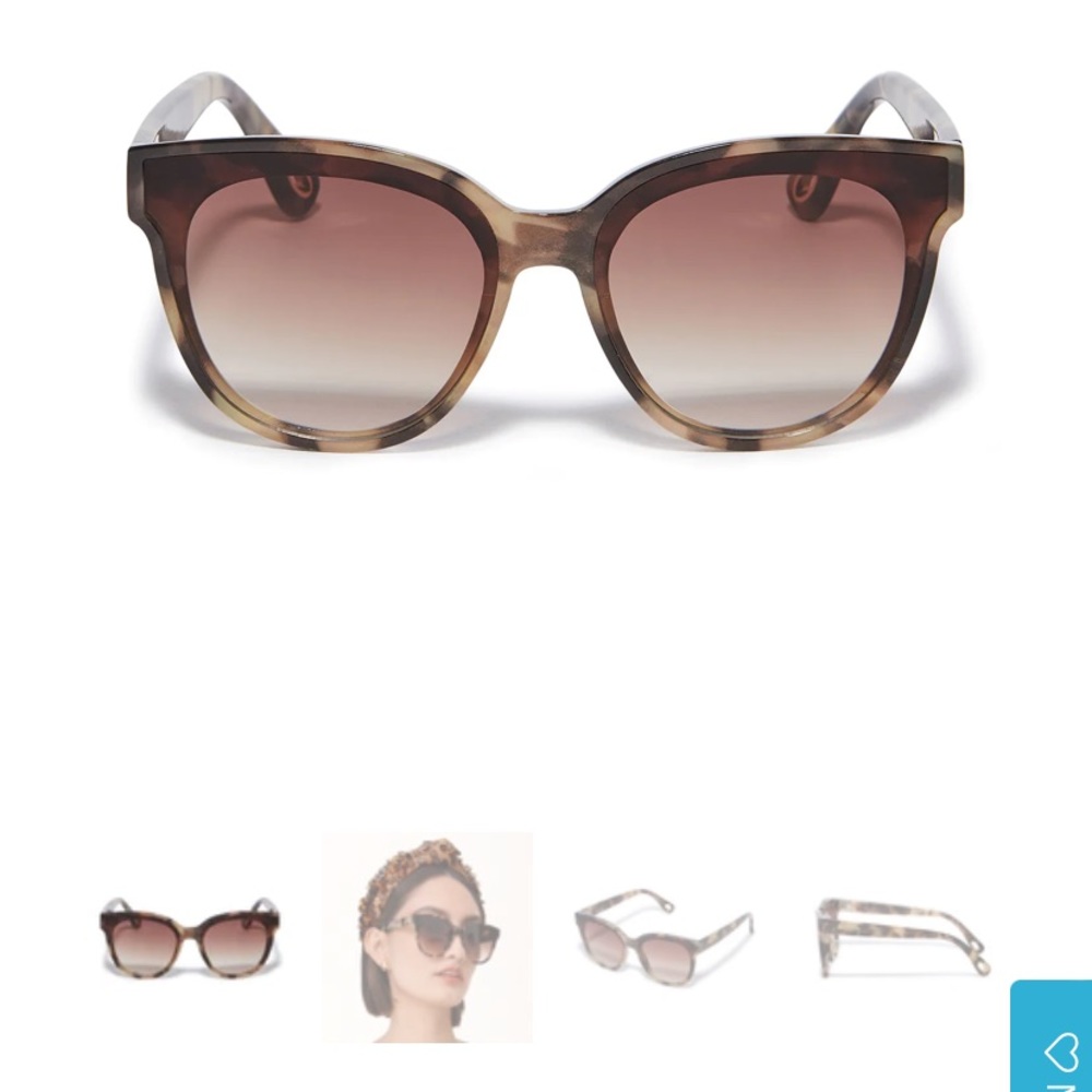 Lele Sadoughi Tortoise Sunglasses - Picture 5 of 8